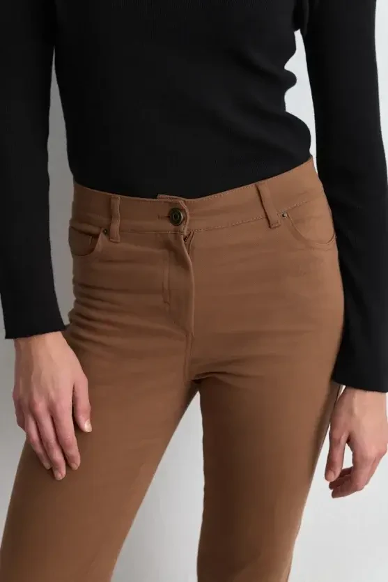 5-Pocket Canvas Pants - Camel - Gusto