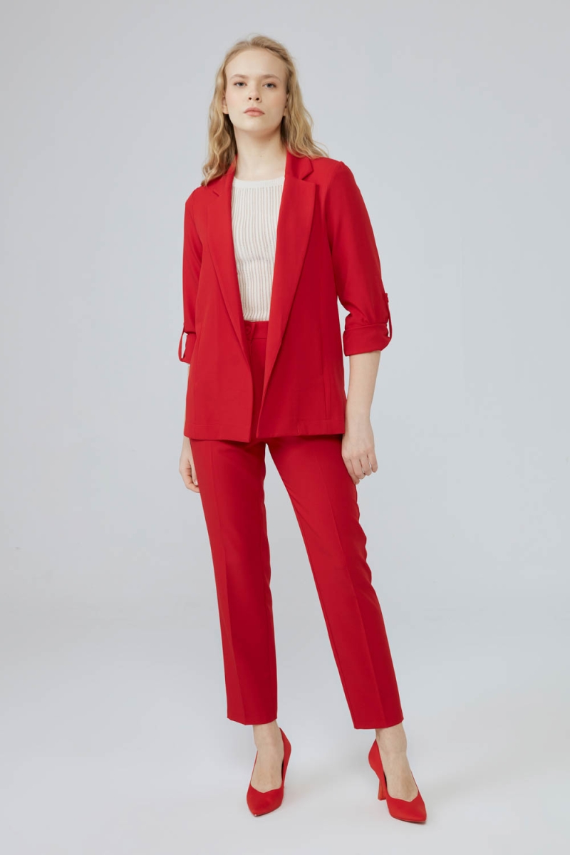 Men Smart Slim Fit Suit Two Pieces One Button Blazer Jacket Pants Set  Formal Wedding Business Plus Size | Fruugo BH