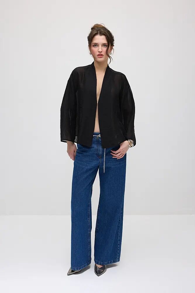 Organze Ceket & Denim Pantolon Kombini