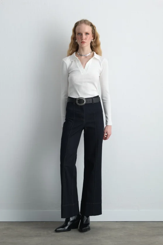 Antik Tokalı Suni Deri Kemer - Siyah - 3