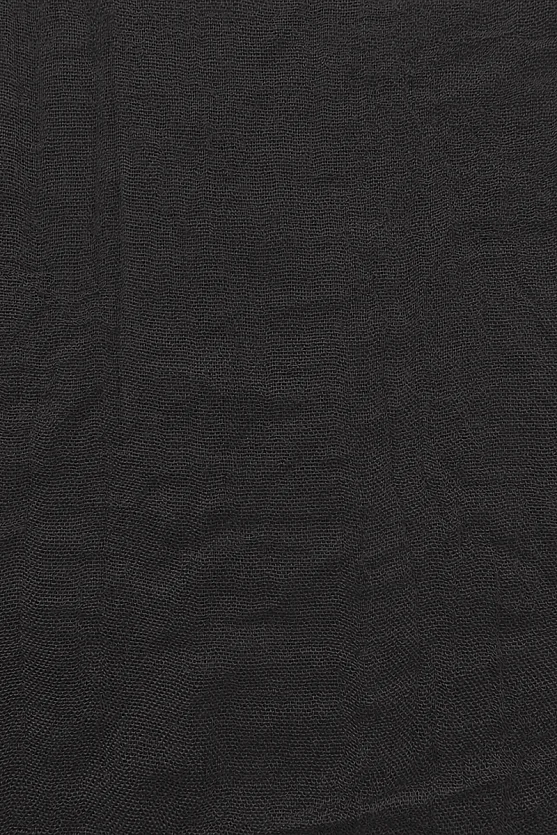 Bağcıklı Uzun Kimono - Siyah - Gusto