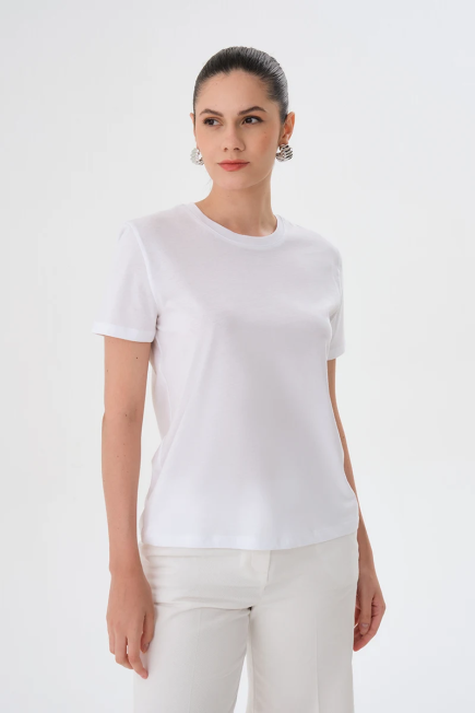 Basic Tshirt - Beyaz Beyaz