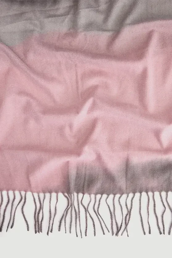 Batik Desenli Şal - Gri - Gusto