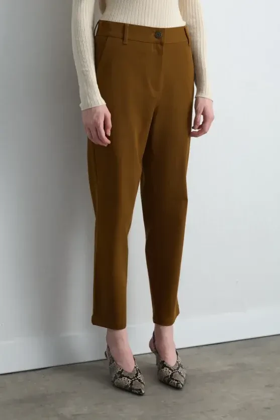 Canvas Mom Pants - Camel - Gusto