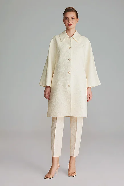 Dantel Kaftan - Ekru - Gusto
