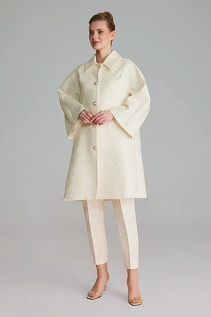 Dantel Kaftan - Ekru - Gusto
