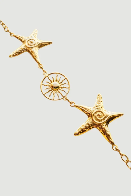 Deniz Yıldızı Zincir Kemer - Gold - Gusto