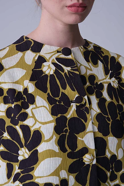 Desenli Kaftan - Yeşil - 4