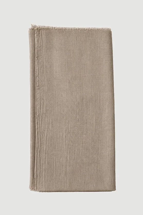 Düz Renk Şal - Vizon - 2