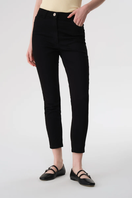 5-Pocket Skinny Pants - Black Black