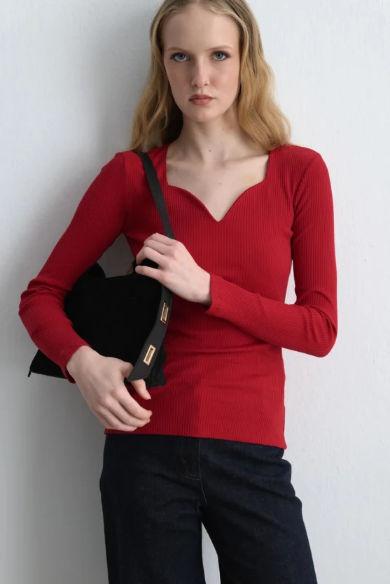 Adjustable Strap Suede Bag Black - Gusto