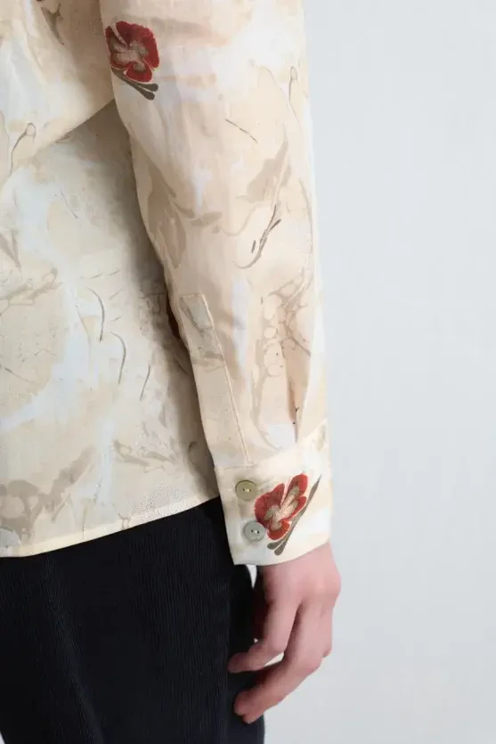 Anka Collection Lyocell Shirt - Ecru - 6