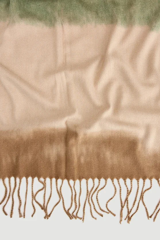 Batik Pattern Shawl Taupe - Gusto