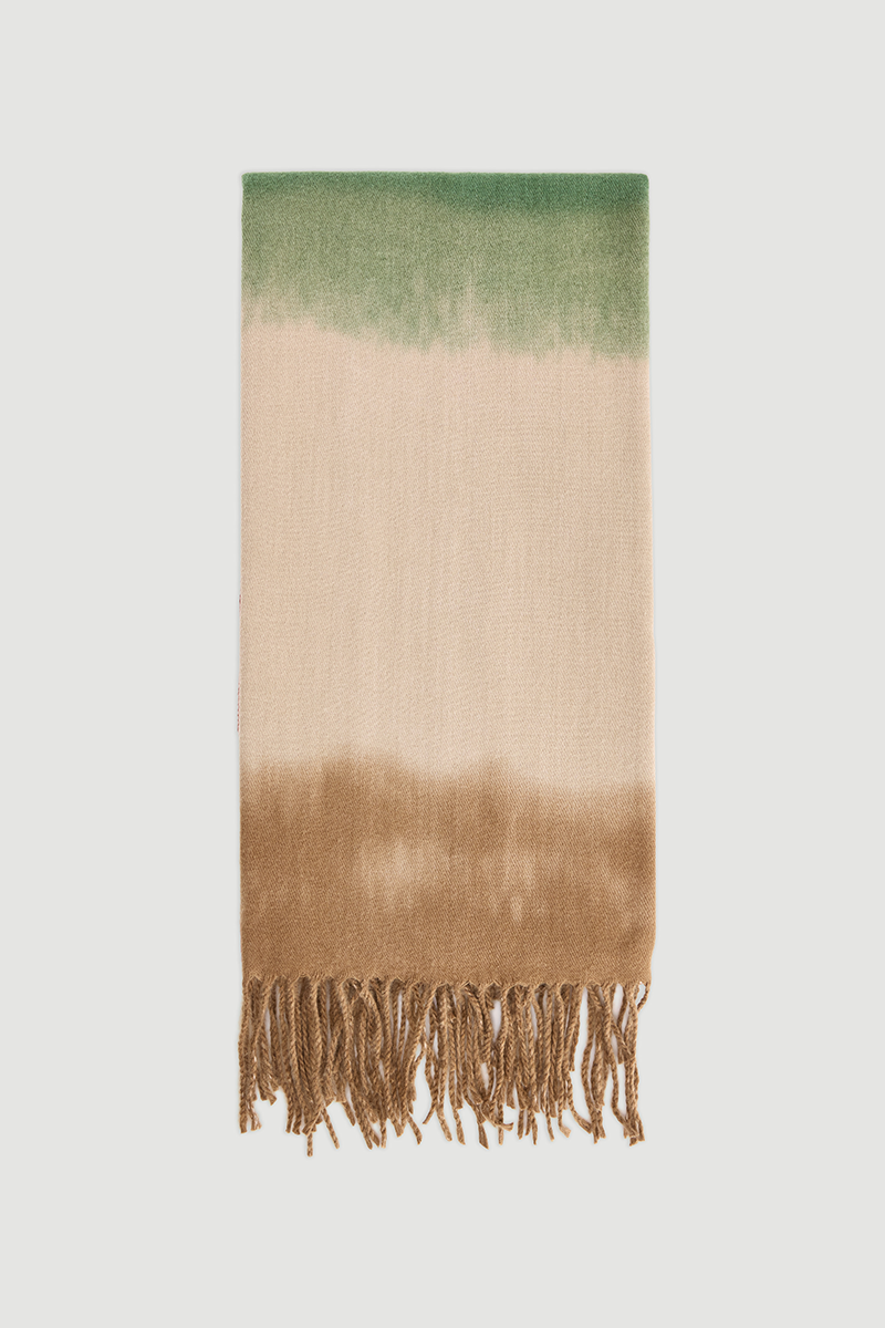 Batik Pattern Shawl Taupe