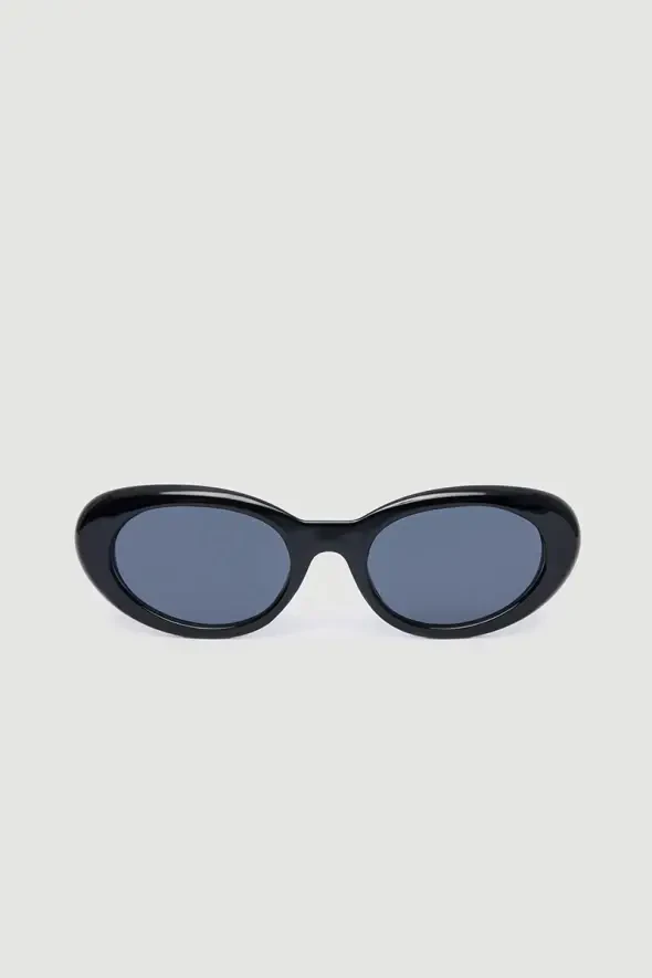 Bone Framed Sunglasses - Black - 1