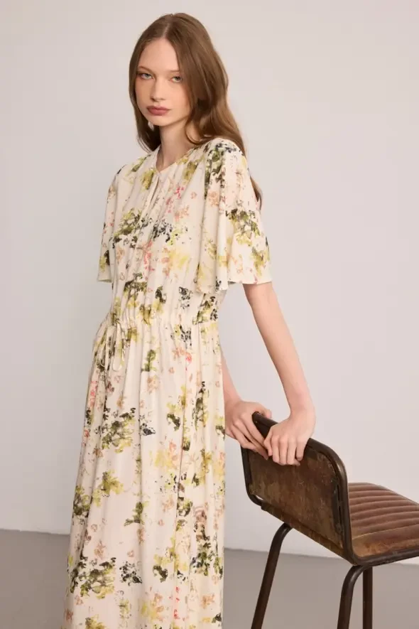 Butterfly Collection Modal Dress - Multicolor - 3