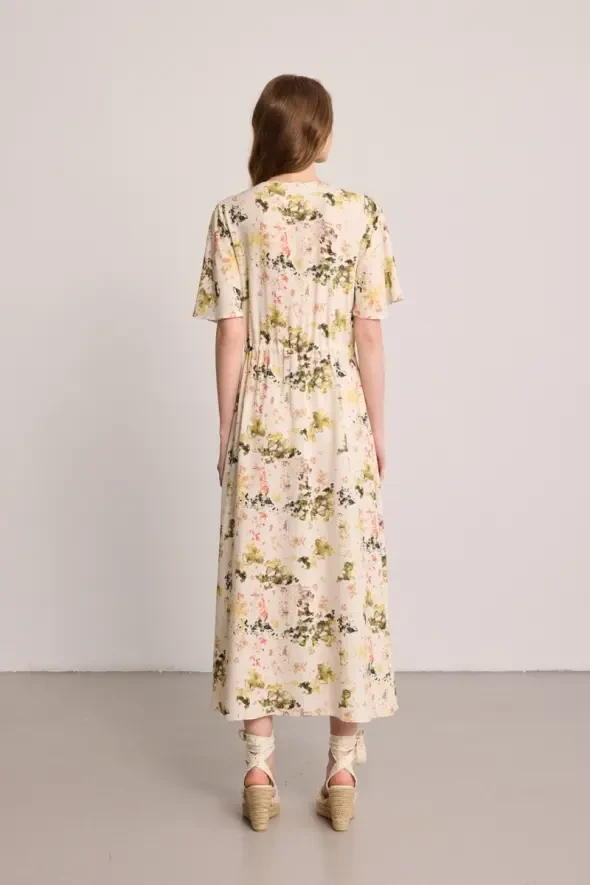 Butterfly Collection Modal Dress - Multicolor - 4