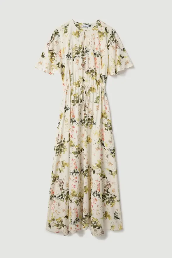 Butterfly Collection Modal Dress - Multicolor - 5