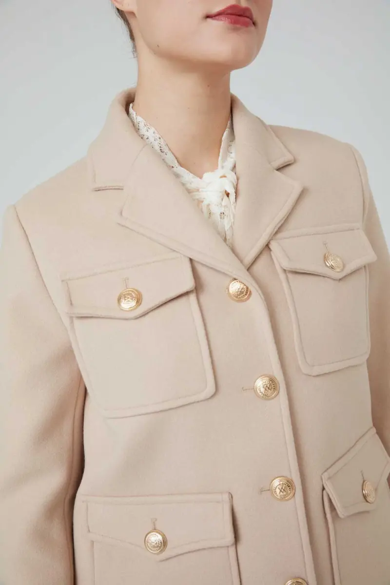 Structured belted clearance workwear jacket