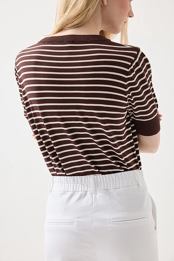 Canvas Mom Fit Pants - White - 4
