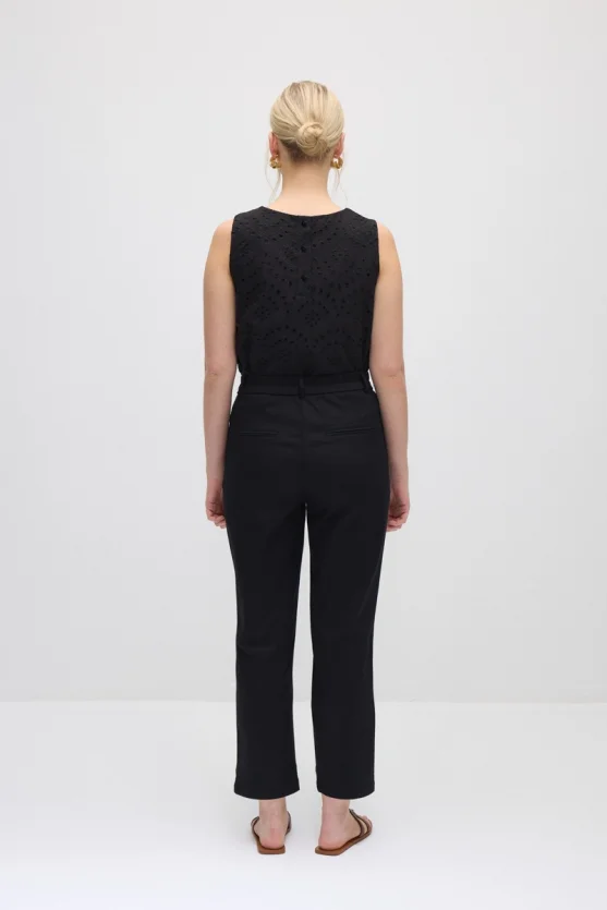 Canvas Mom Jeans - Black - Gusto