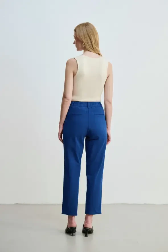 Canvas Mom Pants - Navy - 5