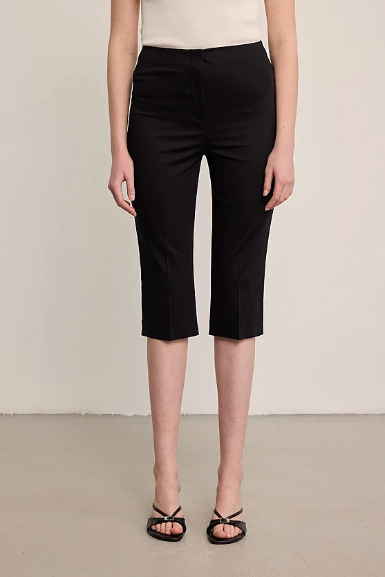 Capri Trousers - Black - 2