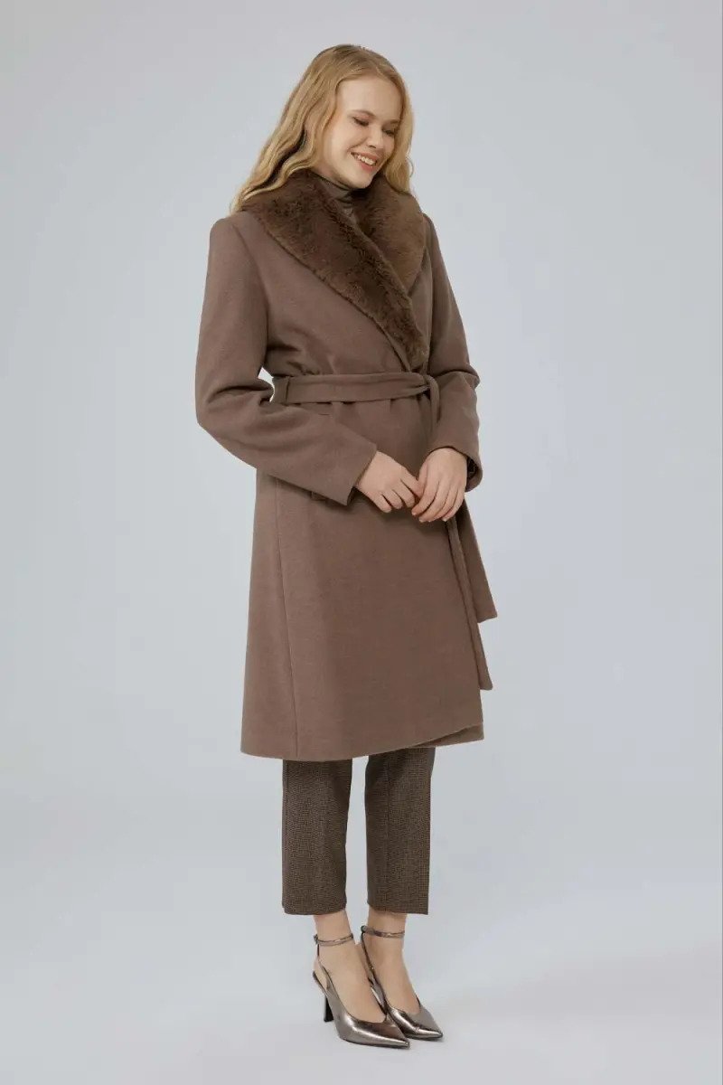 Long cashmere hot sale coat