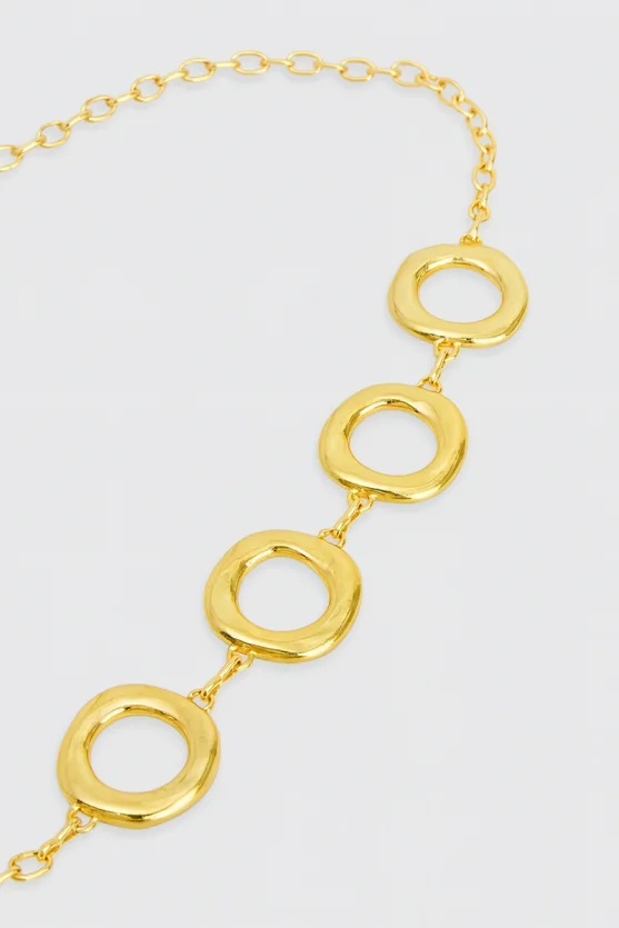 Chain Belt with Ring Detail Gold - 2