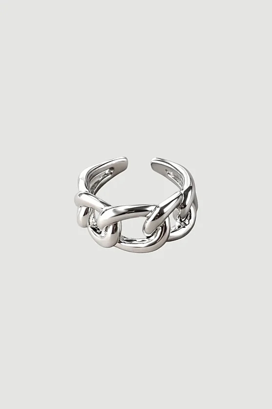 Chain Look Ring - Silver - Gusto
