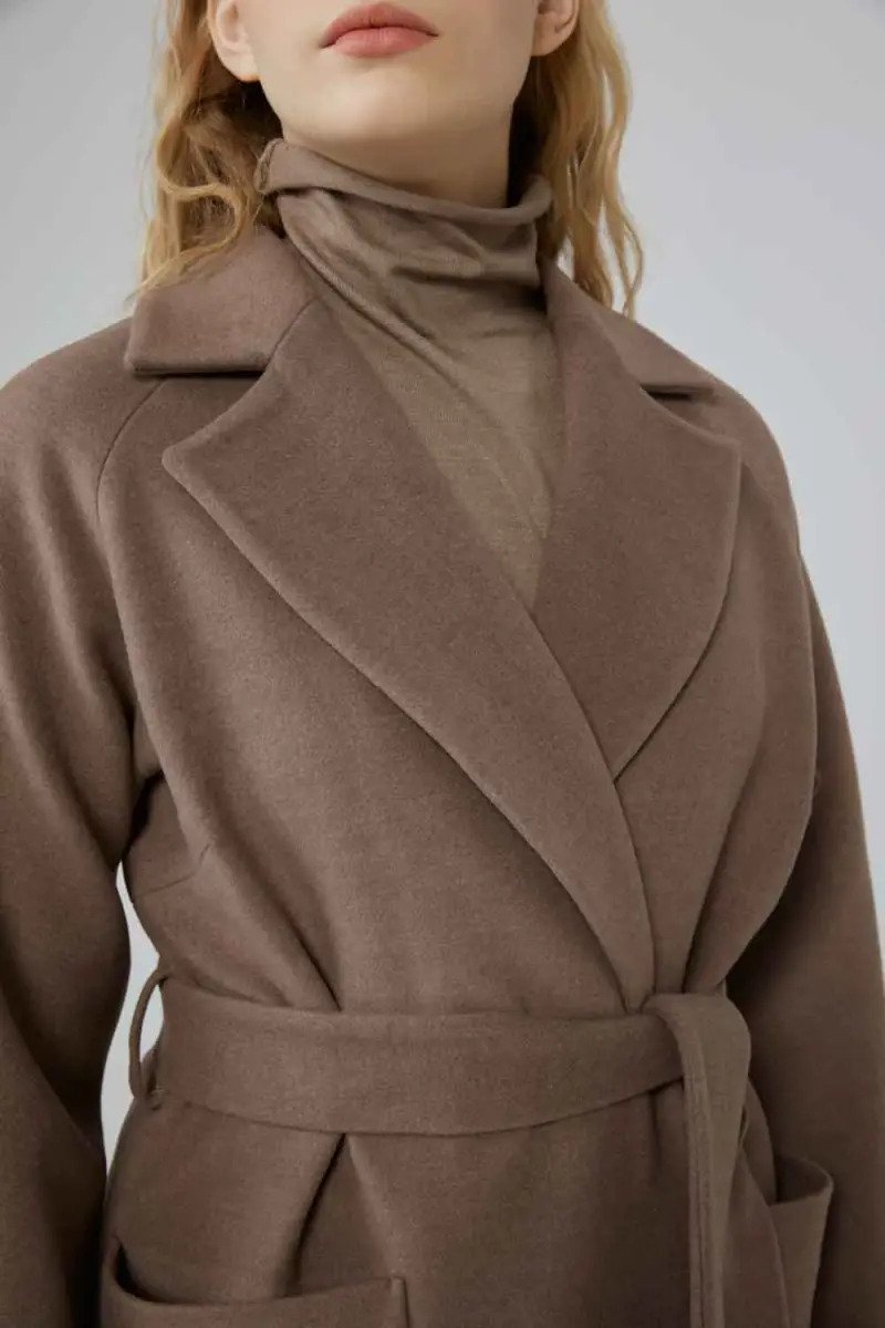 Mink hot sale wrap coat