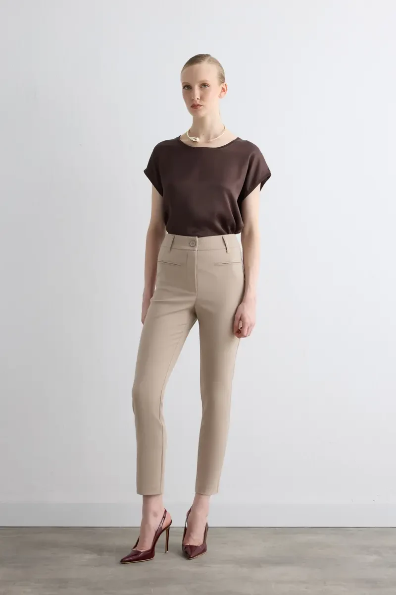 Classic Magic Pants - Stone - 1