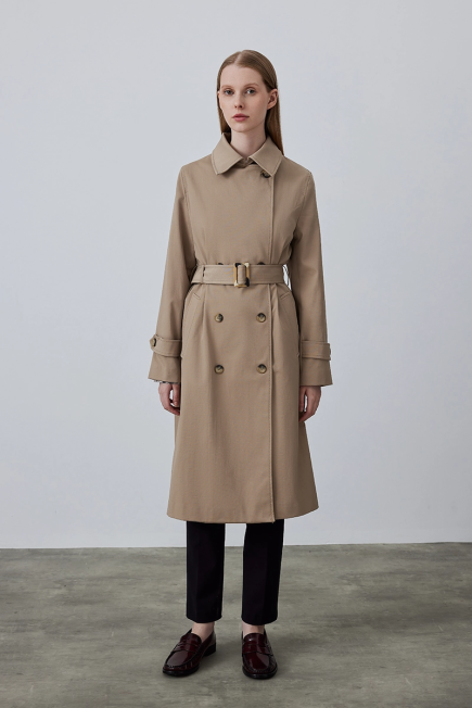 Classic Trench Coat - Beige Beige