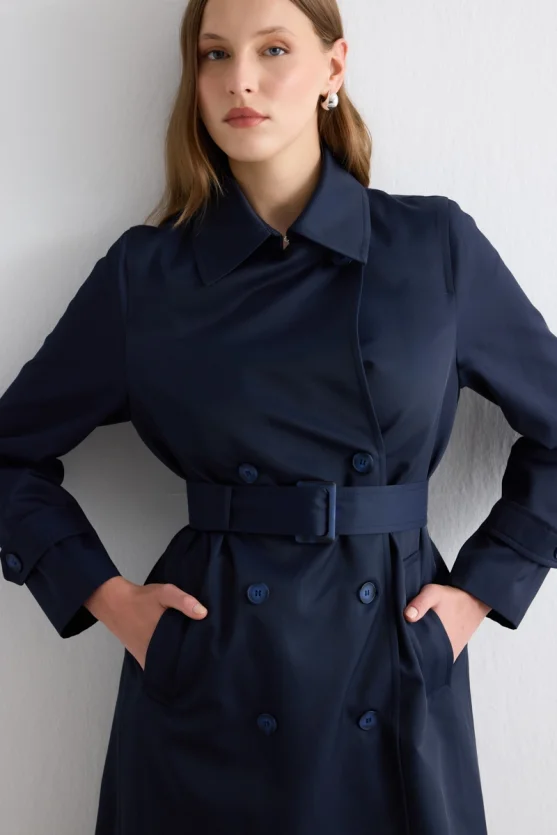 Classic Trench Coat Navy - Gusto
