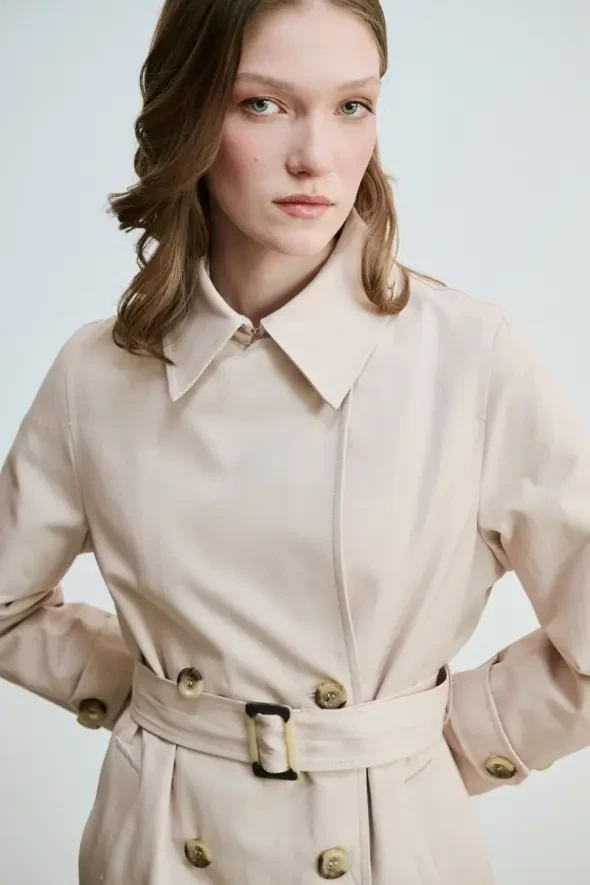 Classic Trenchcoat - Beige - Gusto