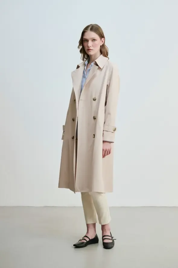 Classic Trenchcoat - Beige - Gusto