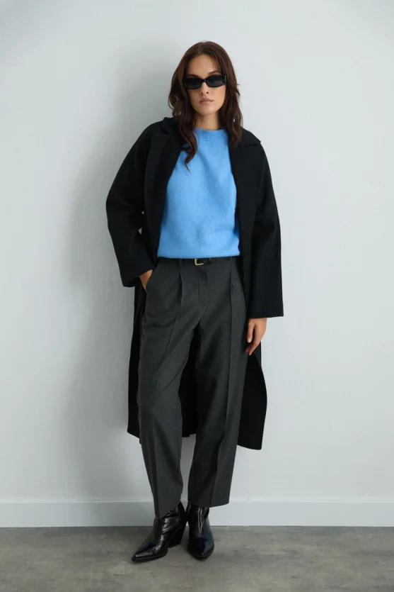 Classic Wool Coat Black - Gusto