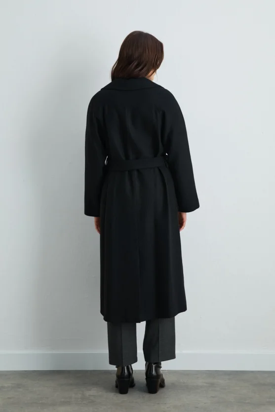 Classic Wool Coat Black - Gusto