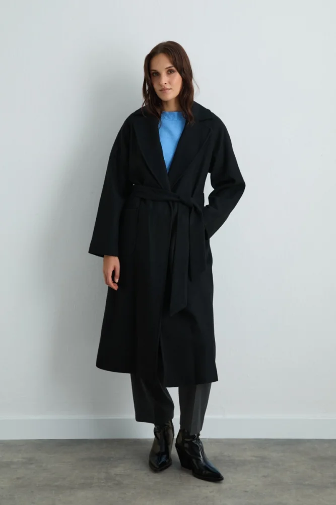 Classic Wool Coat Black