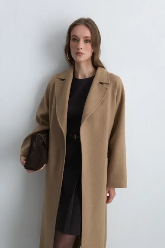 Classic Wool Coat Camel - 2