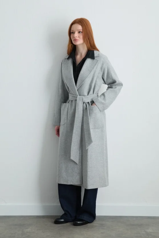 Classic Wool Coat Gray - Gusto