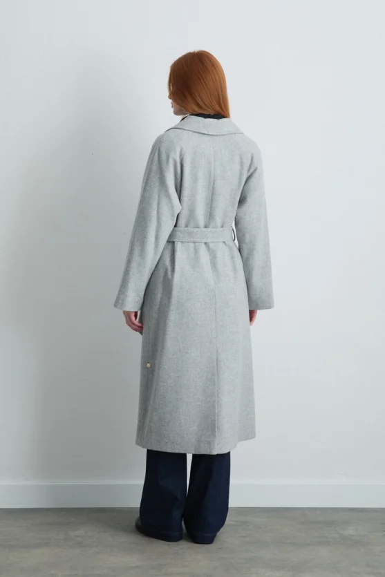 Classic Wool Coat Gray - Gusto