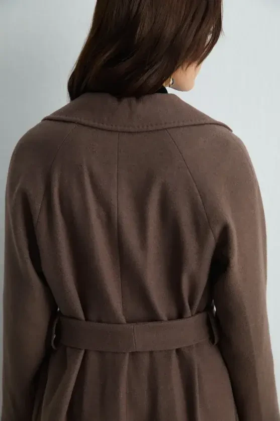 Classic Wool Coat - Mink - 6