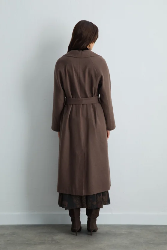 Classic Wool Coat Mink - 7