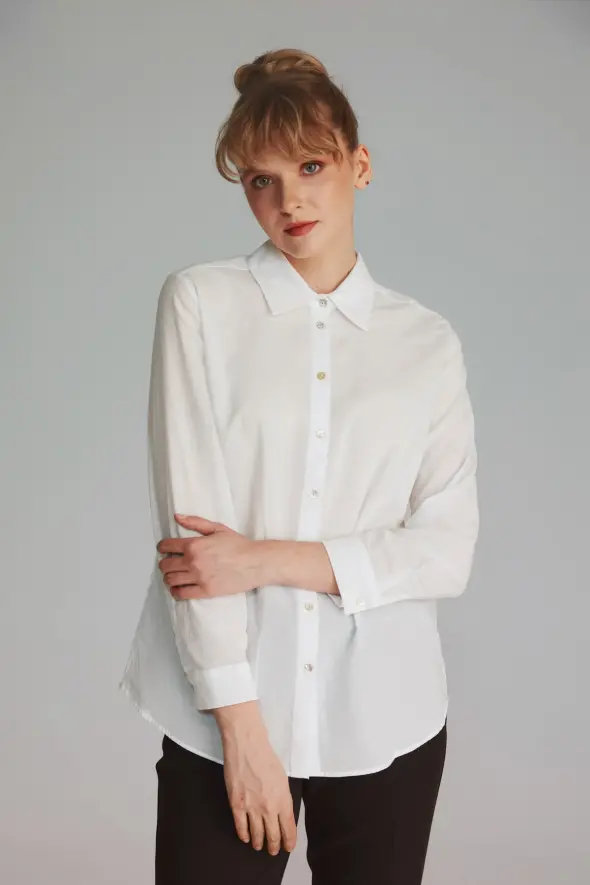 Cotton Classic Shirt - White - 1
