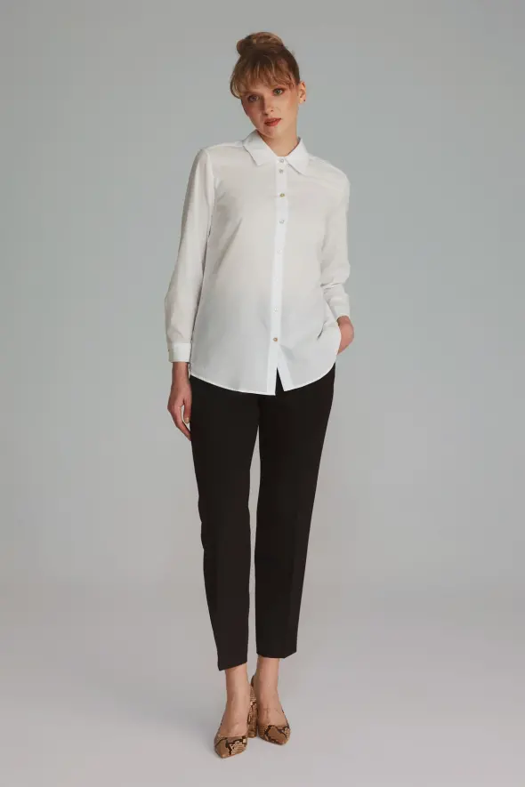Cotton Classic Shirt - White - 2