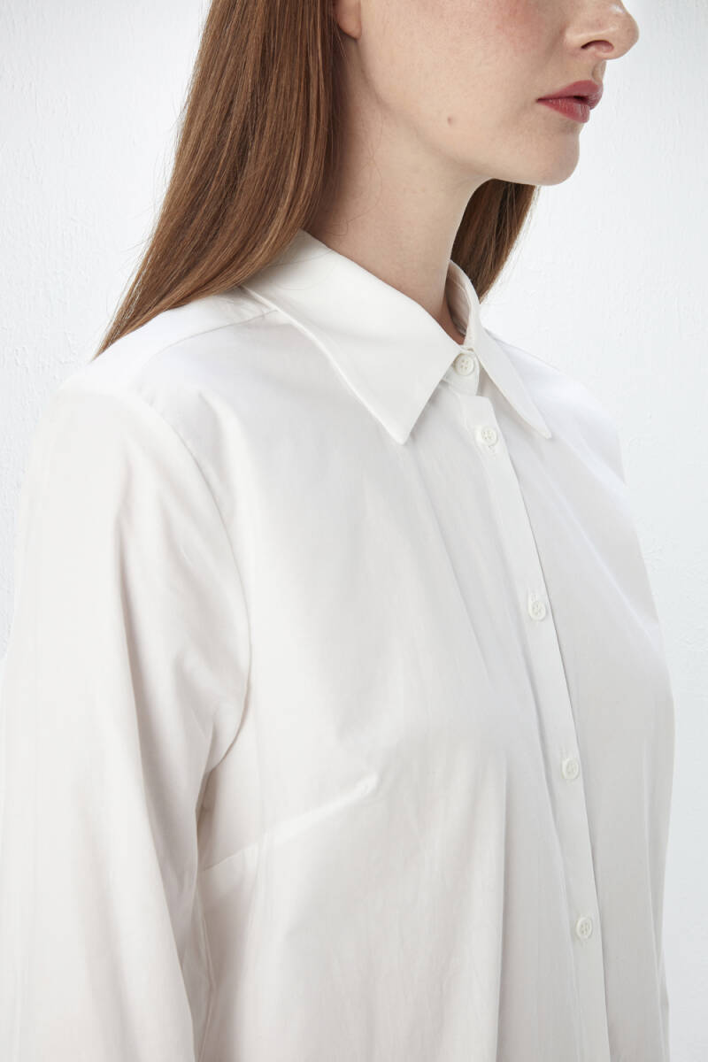 Cotton Shirt - White - 5