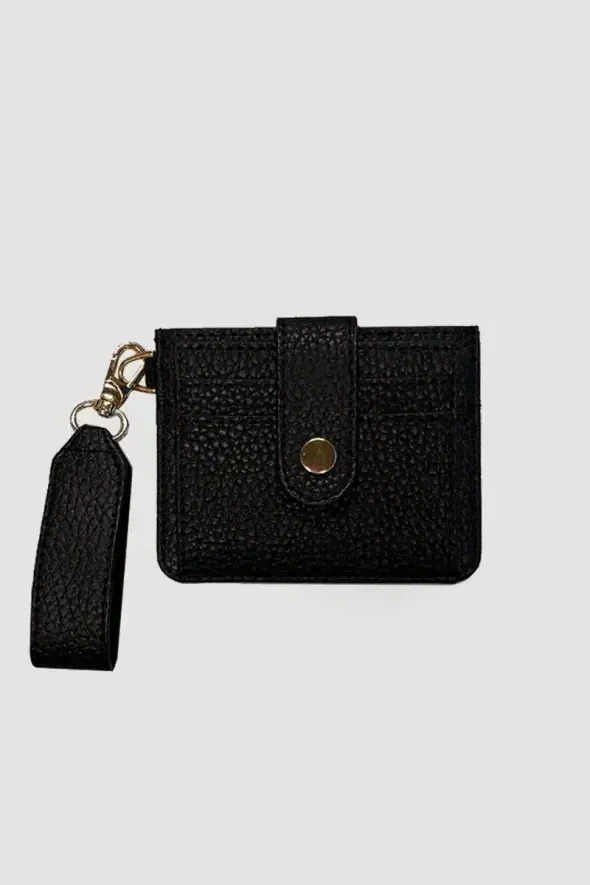 Credit Card Holder Wallet - Black - 1
