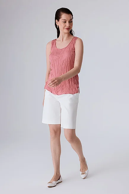 Cupro Tank Top - Powder Pink - Gusto