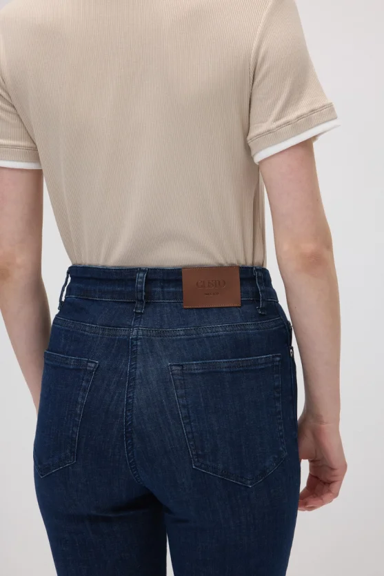 Denim Slim Fit Jeans - Navy Blue - 5